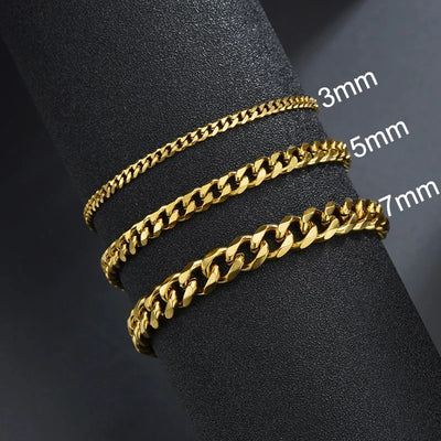 Cuban Link Bracelet - Stainless Steel