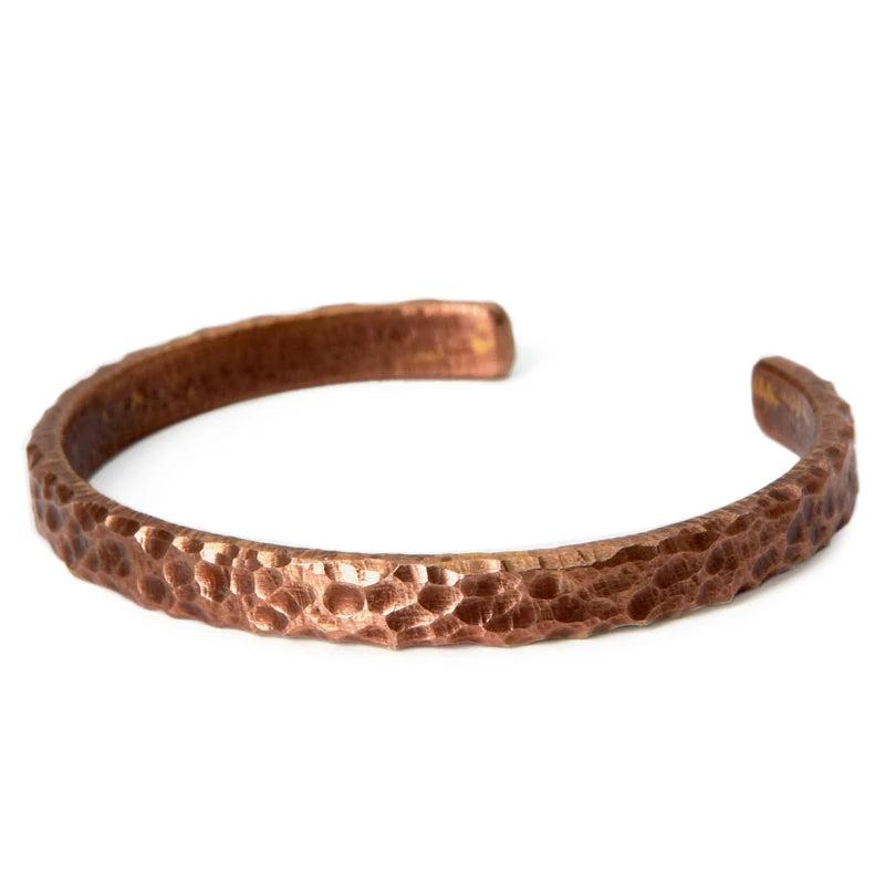 Hammered Copper Cuff Bracelet