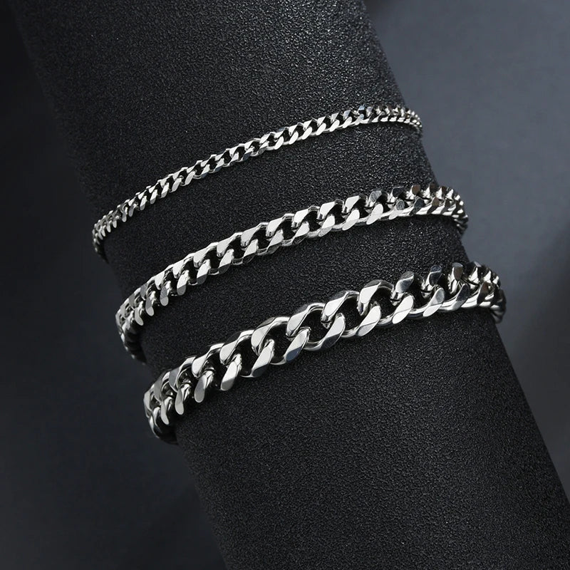 Cuban Link Bracelet - Stainless Steel