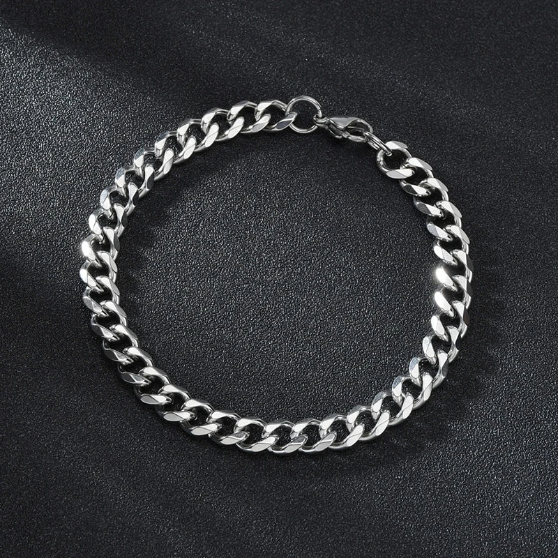 Cuban Link Bracelet - Stainless Steel